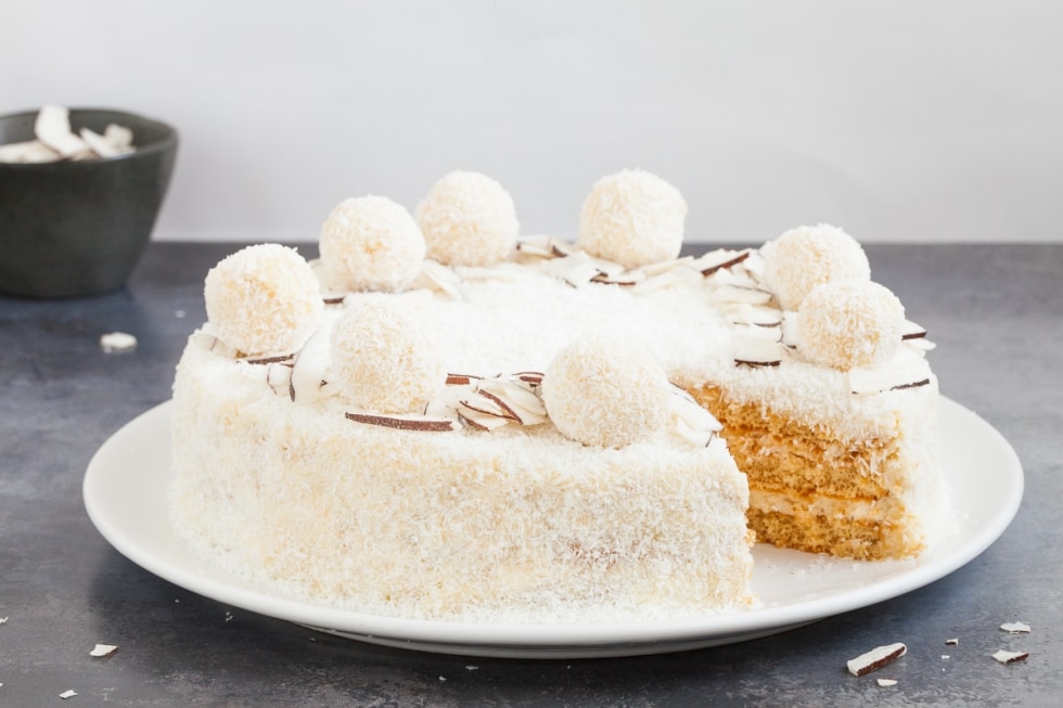 Torta Raffaello ricetta
