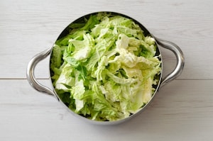 Preparazione Verza stufata in padella - Fase 1