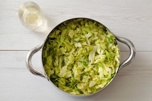 Preparazione Verza stufata in padella - Fase 2