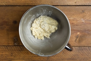 Preparazione Biscotti salati con mousse di salmone affumicato - Fase 1