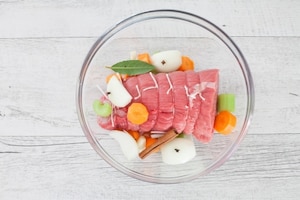 Preparazione Brasato al Barbera - Fase 1