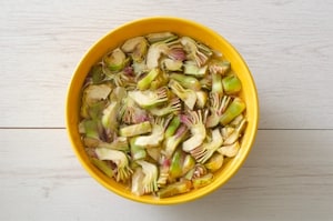 Preparazione Carciofi trifolati - Fase 1