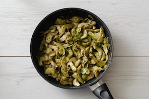 Preparazione Carciofi trifolati - Fase 2
