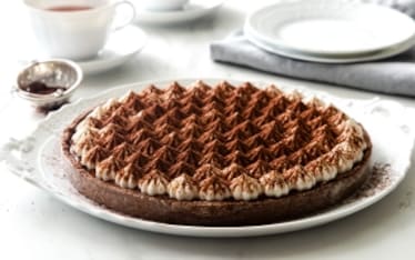 Crostata meringata al cacao