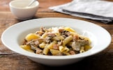 Penne prosciutto e funghi