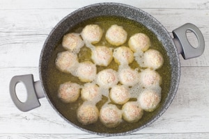 Preparazione Polpette prosciutto crudo e pistacchi  - Fase 3