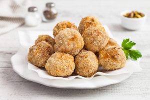 Preparazione Polpette prosciutto crudo e pistacchi  - Fase 3