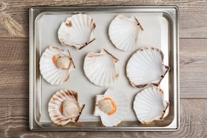 Preparazione Capesante gratinate - Fase 1