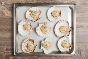 Preparazione Capesante gratinate - Fase 1