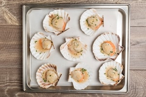 Preparazione Capesante gratinate - Fase 2