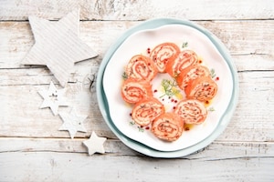 Preparazione Rotolo di salmone, peperoni e robiola - Fase 3