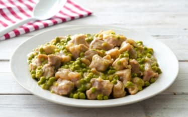 Spezzatino con piselli