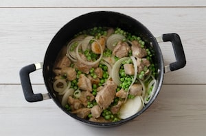 Preparazione Spezzatino con piselli - Fase 2