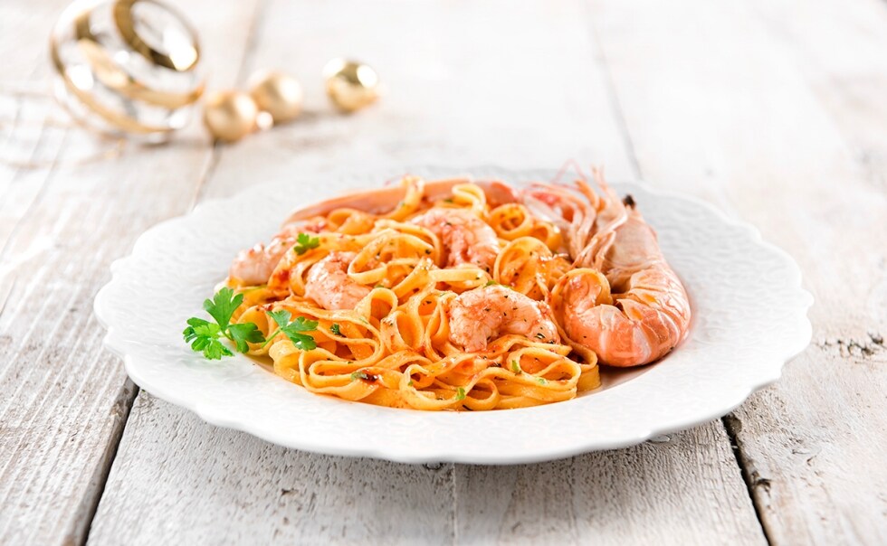 Tagliolini agli scampi ricetta