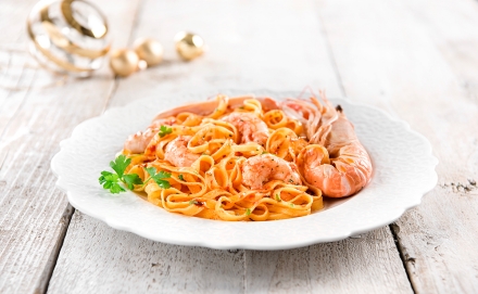 Preparazione Tagliolini agli scampi - Fase 3 Preparazione Tagliolini agli scampi - Fase 3