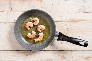 Preparazione Tagliolini agli scampi - Fase 2