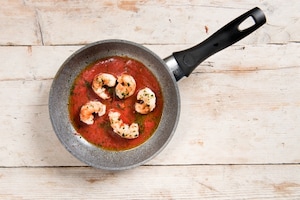 Preparazione Tagliolini agli scampi - Fase 2