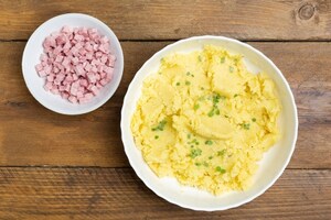Preparazione Terrina di verza, patate e prosciutto - Fase 3