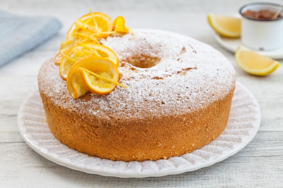 Torta nuvola all'arancia e limone ricetta