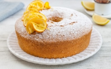 Torta nuvola all'arancia e limone