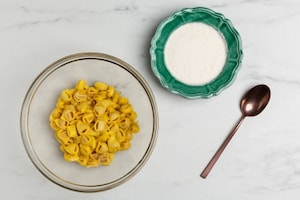 Preparazione Tortellini alla panna - Fase 2
