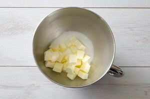 Preparazione Tortine al pistacchio con cioccolato fondente - Fase 1