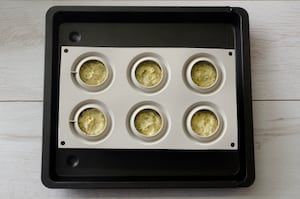 Preparazione Tortine al pistacchio con cioccolato fondente - Fase 3