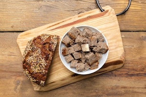 Preparazione Zucca al forno ripiena di formaggi - Fase 3