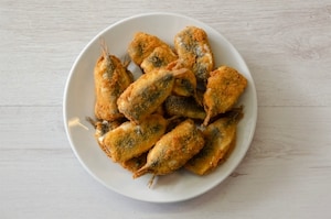 Preparazione Alici ripiene con salsa allo yogurt - Fase 3