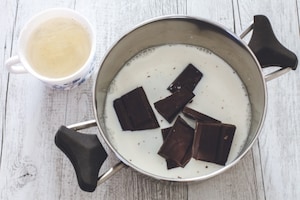 Preparazione Bavarese al cioccolato - Fase 1