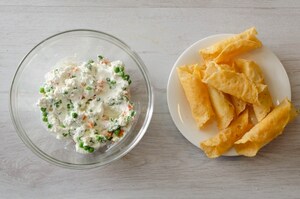 Preparazione Cannoli di cialda di parmigiano - Fase 3