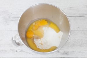 Preparazione Ciambella di pan brioche alla Nutella - Fase 1