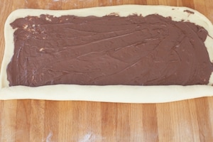 Preparazione Ciambella di pan brioche alla Nutella - Fase 2