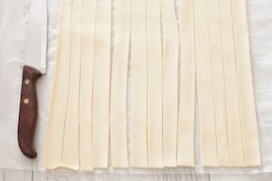 Preparazione Gamberi in sfoglia - Fase 1