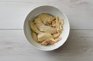 Preparazione Insalata di Natale di cappone e melagrana - Fase 1