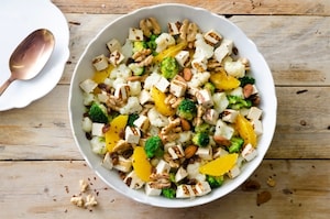 Preparazione Insalata di verdure invernali con tofu grigliato - Fase 3