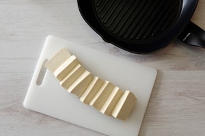 Preparazione Insalata di verdure invernali con tofu grigliato - Fase 2