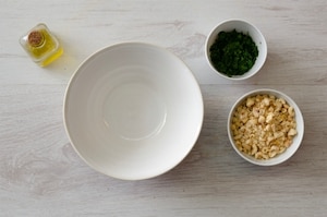 Preparazione Millefoglie di zucca grigliata con burrata e nocciole - Fase 2