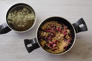 Preparazione Orzotto al radicchio, gorgonzola e noci  - Fase 1