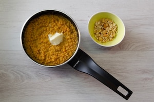 Preparazione Paté di lenticchie rosse al curry  - Fase 1