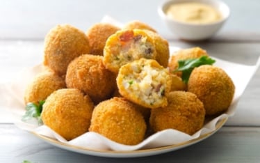 Polpette agrodolci di baccalà