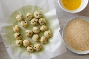Preparazione Polpette agrodolci di baccalà - Fase 2