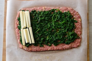 Preparazione Polpettone al forno con bietole in crosta di sesamo - Fase 2