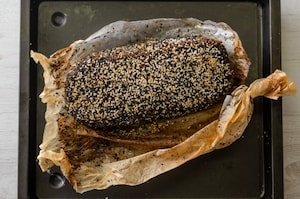 Preparazione Polpettone al forno con bietole in crosta di sesamo - Fase 3