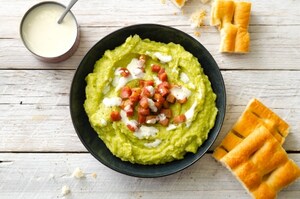 Preparazione Purè di fave e patate con ciccioli di guanciale e salsa al pecorino - Fase 3
