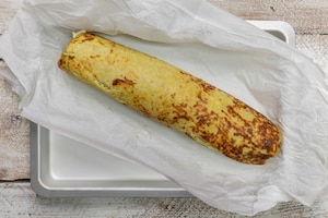 Preparazione Rotolo di patate con speck e scamorza affumicata - Fase 5