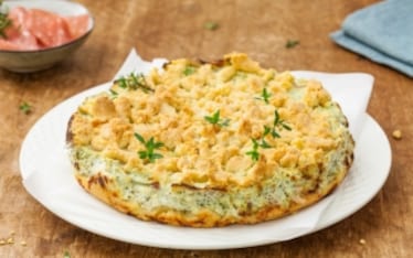 Sbriciolata salata broccoli e salame