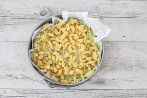 Preparazione Sbriciolata salata broccoli e salame - Fase 5