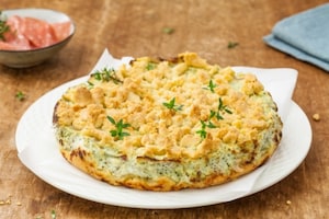 Preparazione Sbriciolata salata broccoli e salame - Fase 5