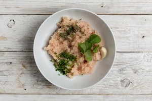 Preparazione Triangoli di pasta fillo con pollo alle erbette e salsa al curry  - Fase 1
